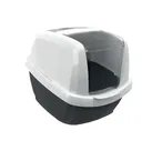 IMAC Туалет для кошек закрытый MADDY, черный, 62х49,5х47,5см