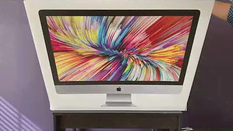 SECRET unboxing; NANO-TEXTURE iMac