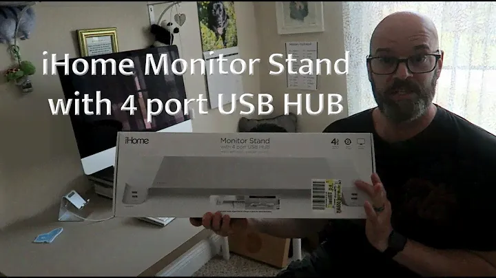 Подставка для монитора iHome с 4-портовым USB-концентратором