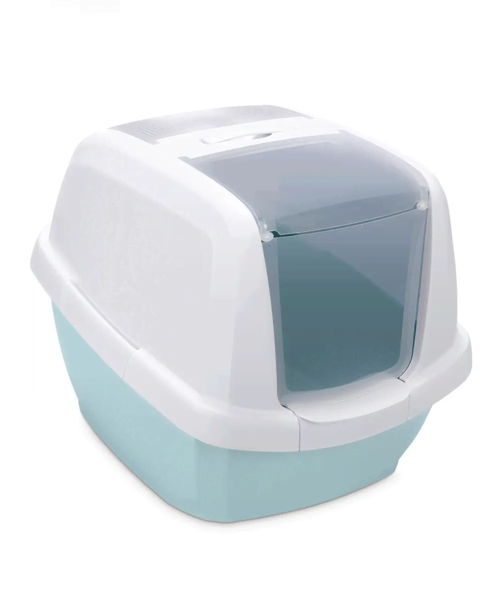 Закрытый туалет для кошек Imac (Имак) MADDY, мятный, 62х49,5х47,5см