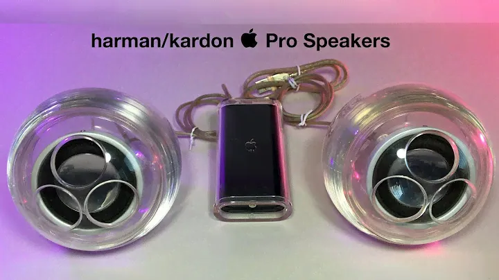 Apple G4 Cube Harman Kardon Pro Speakers Unboxing