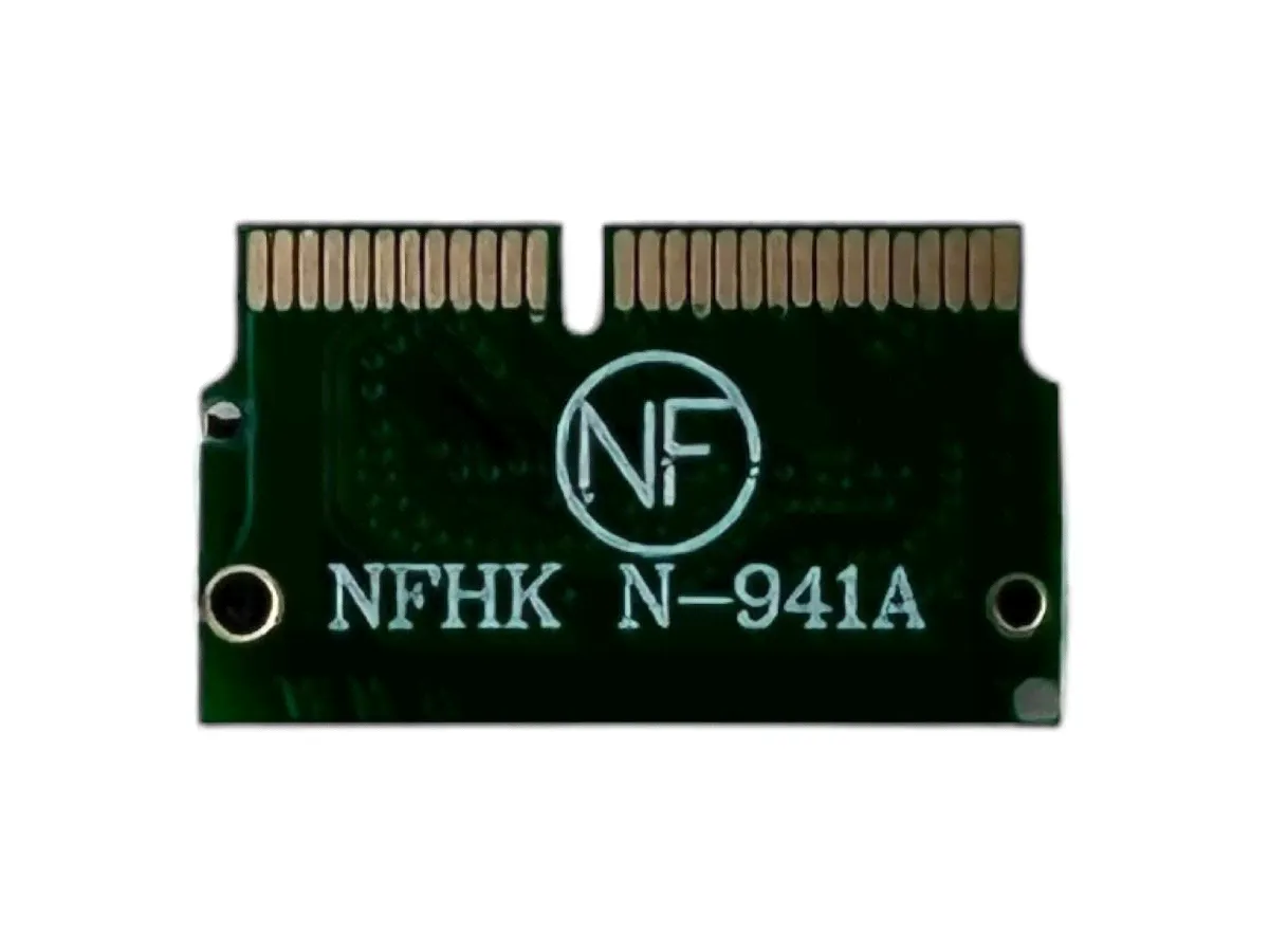 Переходник адаптер для установки SSD M.2 NVMe в MacBook Air A1466 A1465 MacBook Pro A1502 A1398 iMac A1418 A1419 (2013-2017) N-941A