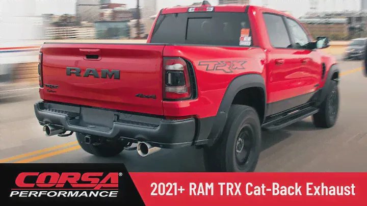 CORSA® Performance 2021-23 RAM TRX True Dual Xtreme Cat Back Exhaust Systems Now Available!