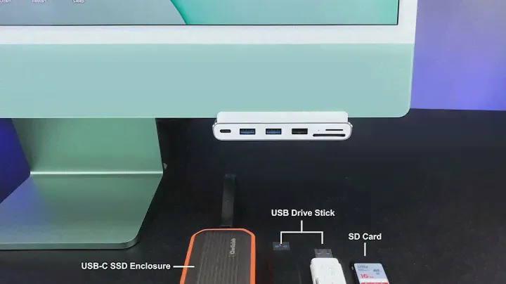 Mount Qwiizlab USB-C Hub to 2021 iMac M1
