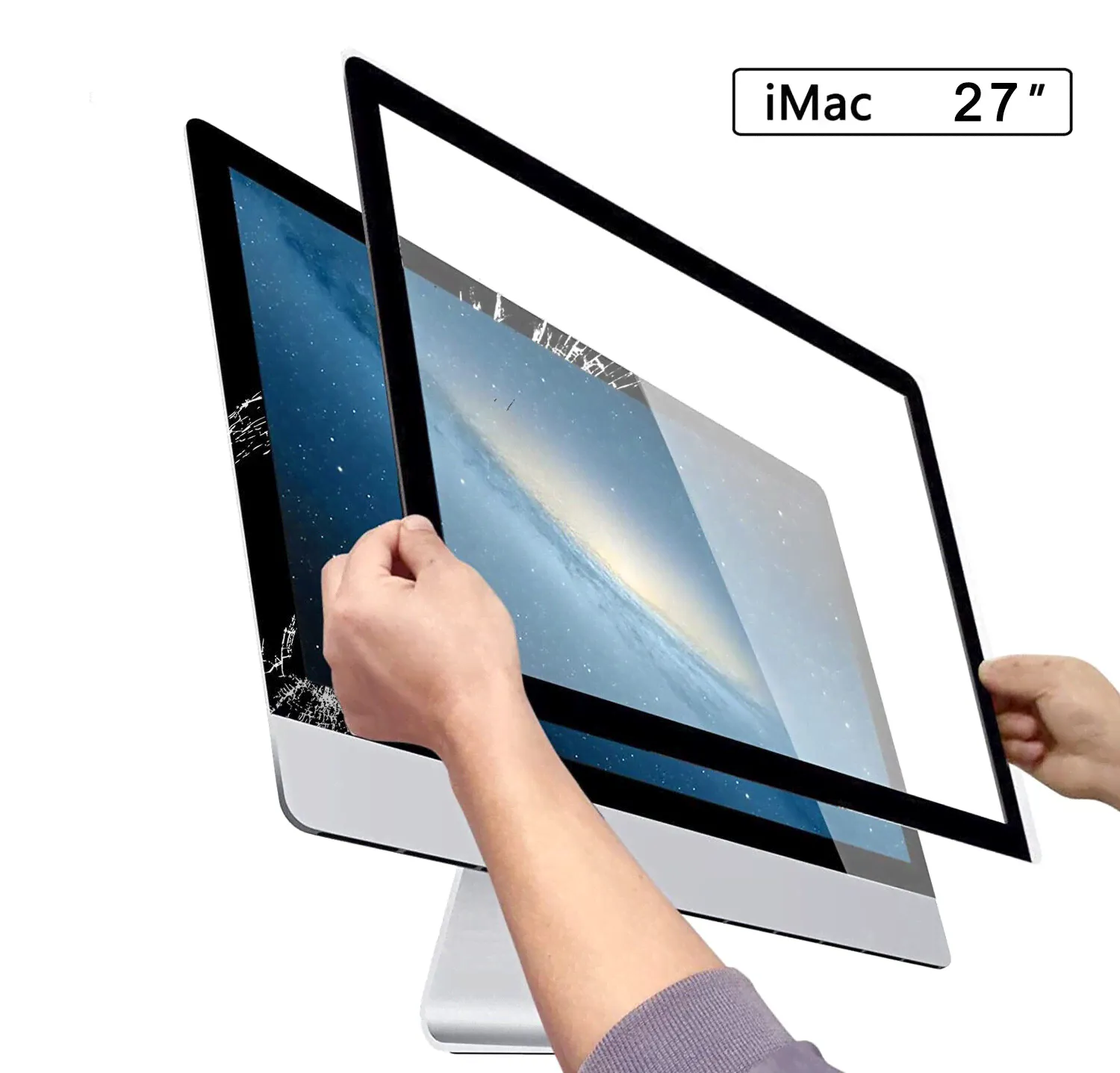 Glass for iMac 27 LCD Front Screen Protect Tempered Film A2115 A1862 A1419