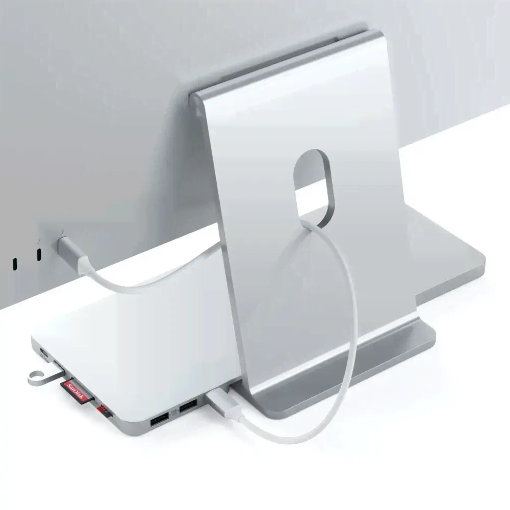 Док-станция Satechi USB-C Slim Dock for 24” iMac (ST-UCISDS)-2