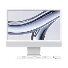 Apple 24" Моноблок iMac-M3 (Apple M3 (8 CPU, 10 GPU), RAM 16 ГБ, SSD 512 ГБ, iOS), серебристый, Английская раскладка