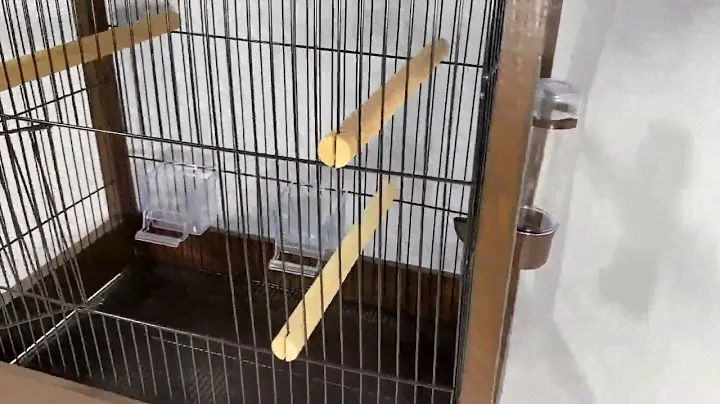 Деревянная клетка для птиц Лори LOFT "РЕТРО" , 46х29х50 см