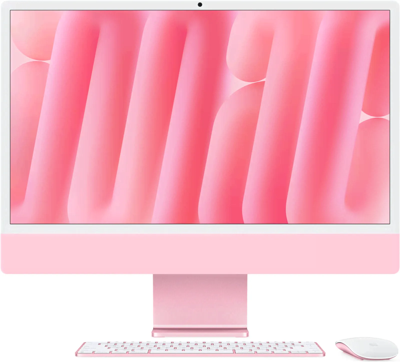 Apple iMac 24" Retina 4,5K, M4 (10C CPU, 10C GPU, 2024), 24 ГБ, 512 ГБ SSD, розовый