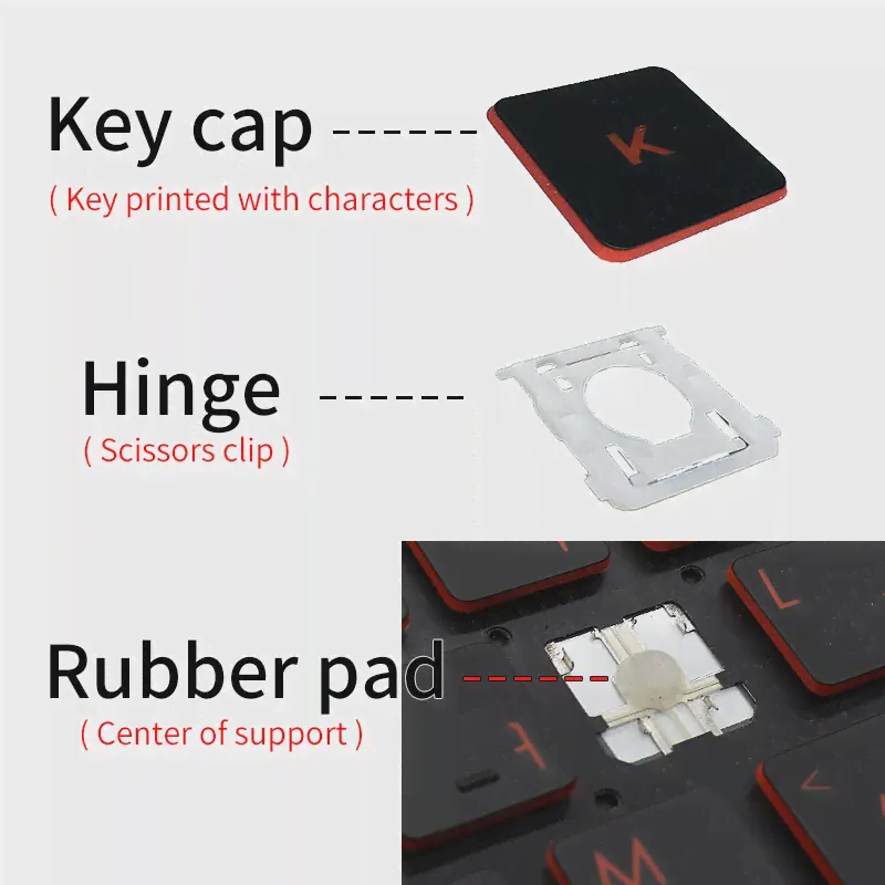 Сменный колпачок для клавиатуры, ножничный зажим и шарнир для Apple Magic Imac Ipad Bluetooth беспроводная клавиатура 2 A1644 A1843 A1243 A1314 (art.: 3920c3621a6cd)-2