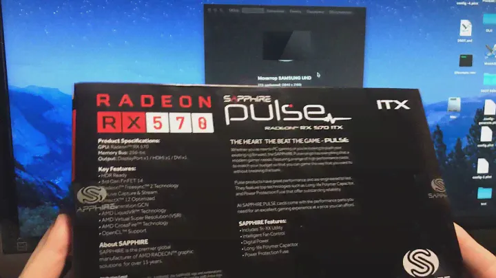 AMD RX 570 Pulse ITX тест Mac os