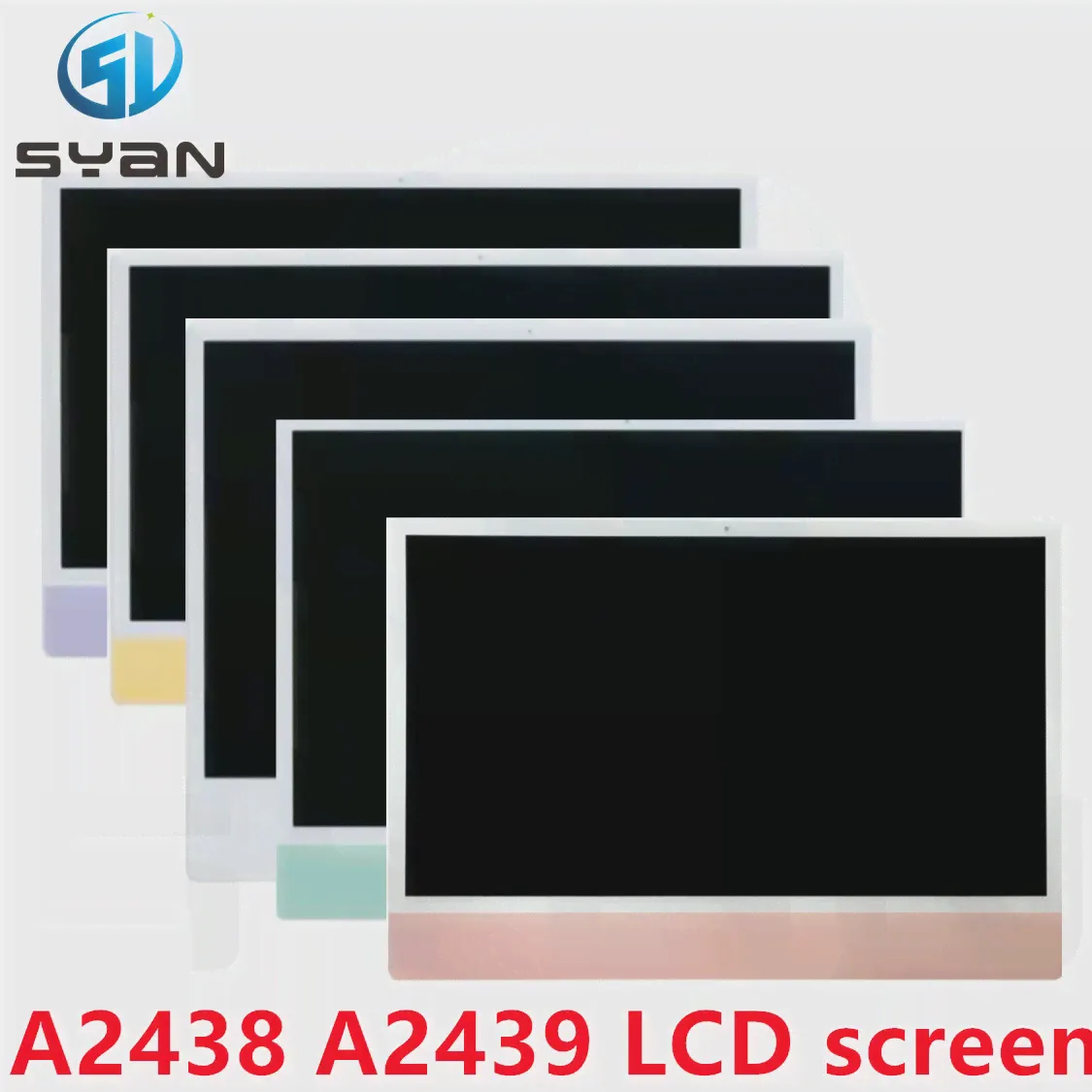 Новый Оригинальный A2438 A2439 ЖК-экран в сборе для iMac 24 дюйма 5K 2021 года LM235UH1 (SD) (C1) Полная замена ЖК-дисплея-0