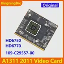 Оригинальная Видеокарта A1311 HD6750 HD6770 512 МБ Для Apple iMac 21,5"Видеокарта 109-C29557-00 2010 2011 Года выпуска