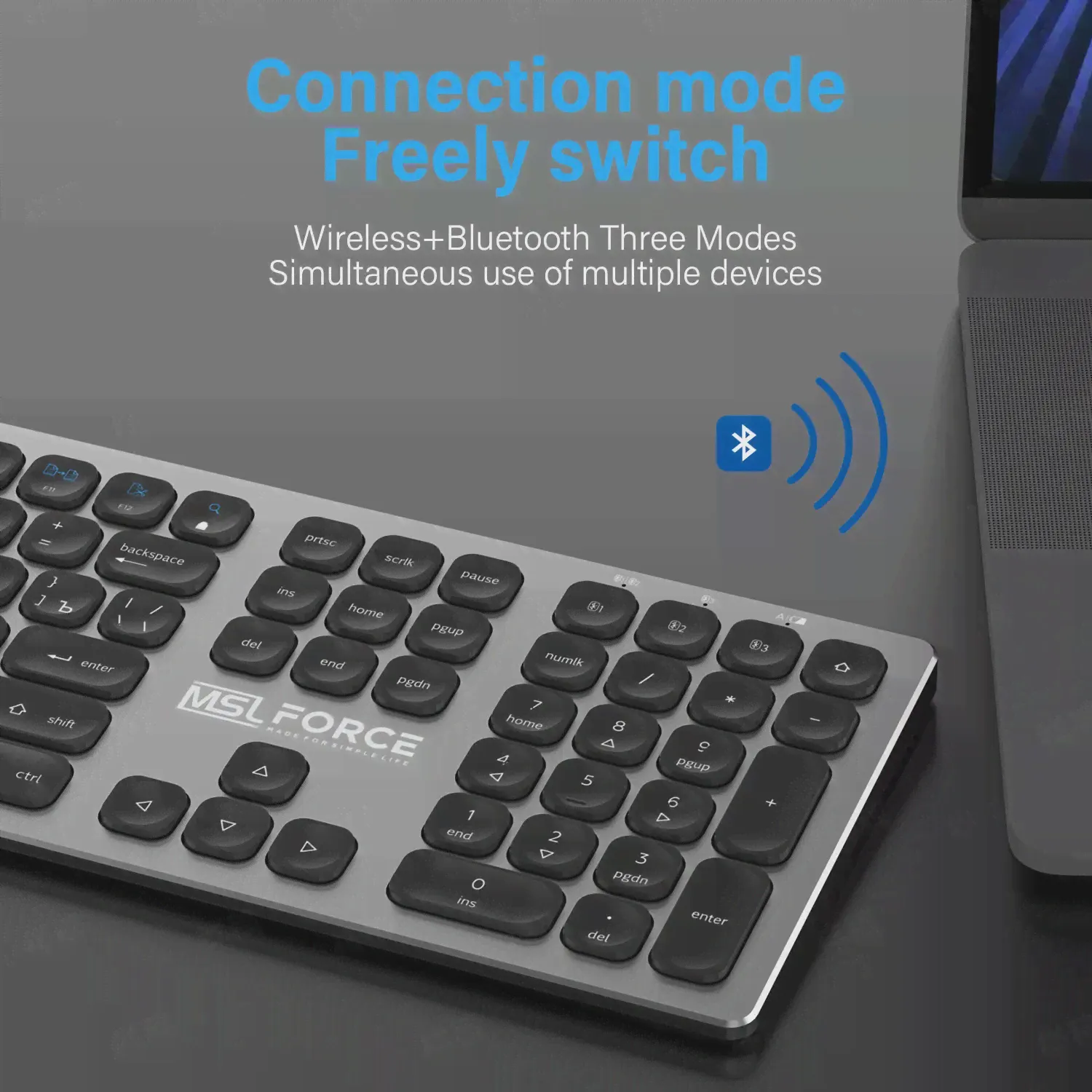 Беспроводная клавиатура xda, перезаряжаемая тонкая клавиатура с русской раскладкой, подходит для imac, apple, планшетов, компьютеров (art.: 3920c48a65ee1)-4