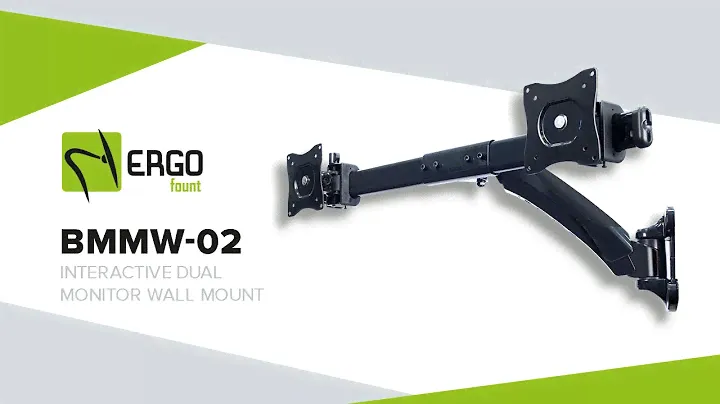 BMMW-02 - Interactive Dual Monitor Wall Mount