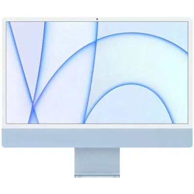 23.5" Моноблок Apple iMac 24" 2021 (MJV93), 8/256 ГБ, синий