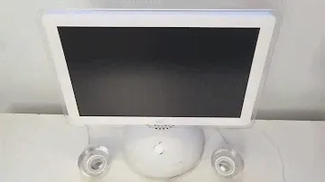 How to Clean Apple 20inch 1,25 Ghz iMac G4 keyboard mouse & Harman Kardon Pro Speakers