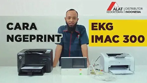 Cara Ngeprint EKG 3 Channel iMac 300 Menggunakan Printer External | Demo Online Alat Kesehatan