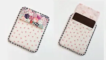 How to sew a Quilted iPad Case | Sew In Magnetic Snap | Beginner Sewing