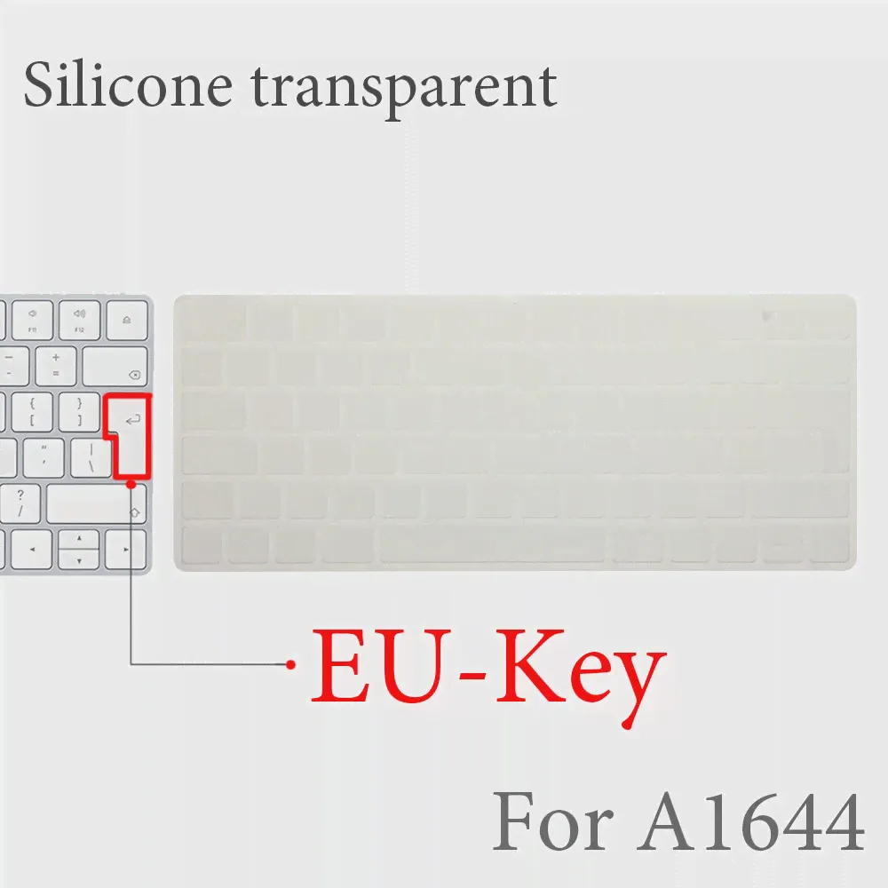 Для 2021 iMac Проводная клавиатура Apple A2449 A2450 A1243 A1843 MB110LLB с цифровой клавиатурой Силиконовая Защита клавиатуры (art.: 3920b901c36a8)-4